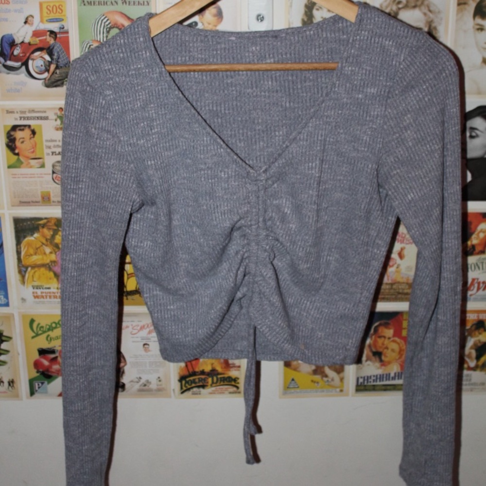 Gray shirt